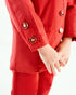 Imported Suede Premium Button Down 2 Piece Set (Maroon)