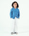 Striped Imported Flannel Shirt with Cotton Trouser 2 Piece Set (Blue & White)