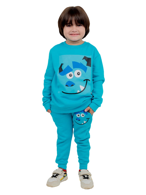 Ice Monster Fleece Suit (Skyline)