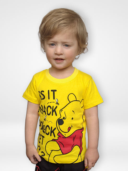 Winnie Character T-Shirt (Yellow)