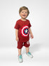 Captain America Shield Short Set (Rust)