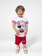 Mickey Mouse Short Set (White)