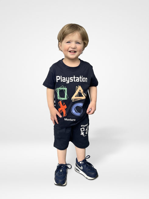 Play Station Short Set (Navy)