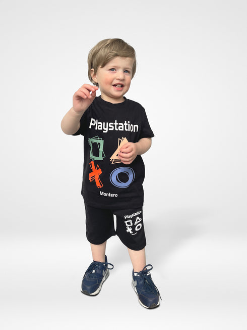 Play Station Short Set (Black)