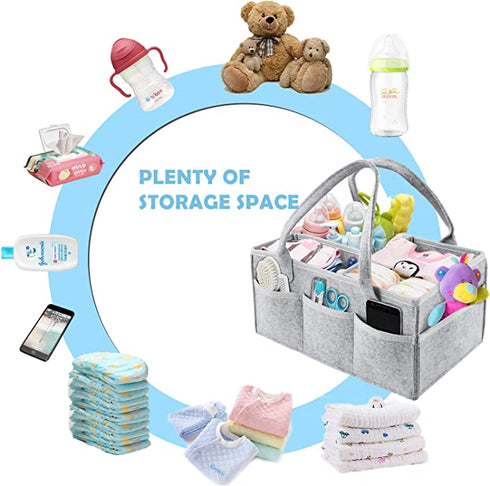 Portable Baby Diaper Caddy Organizer
