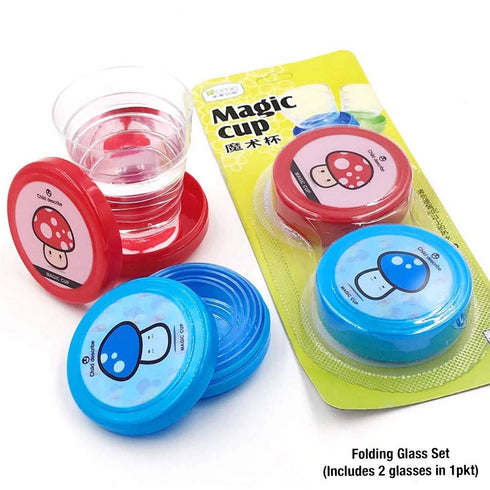 Set of Two Folding Magic Cup