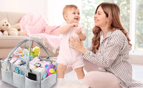 Portable Baby Diaper Caddy Organizer