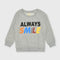 H&M Always Smile Fleece Sweatshirt