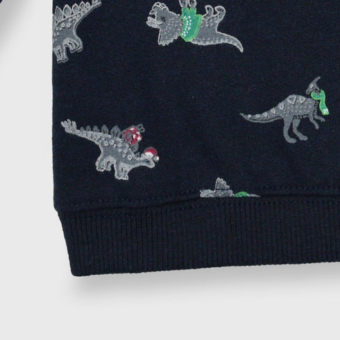 C&A Dinosaur Fleece Sweatshirt (Blue)