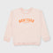 Zara New York Fleece Sweatshirt (Peach)