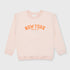 Zara New York Fleece Sweatshirt (Peach)