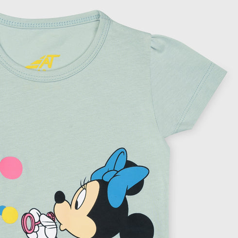 Minnie Printed Cotton Pyjama Set