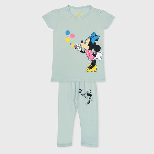 Minnie Printed Cotton Pyjama Set