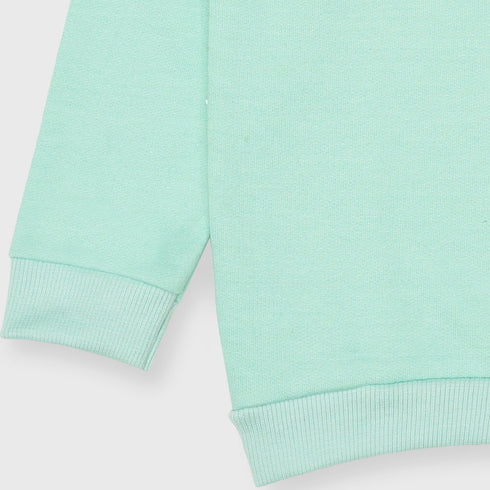 Zara Sunset Day Fleece Sweatshirt (Turquoise)