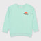 Zara Sunset Day Fleece Sweatshirt (Turquoise)