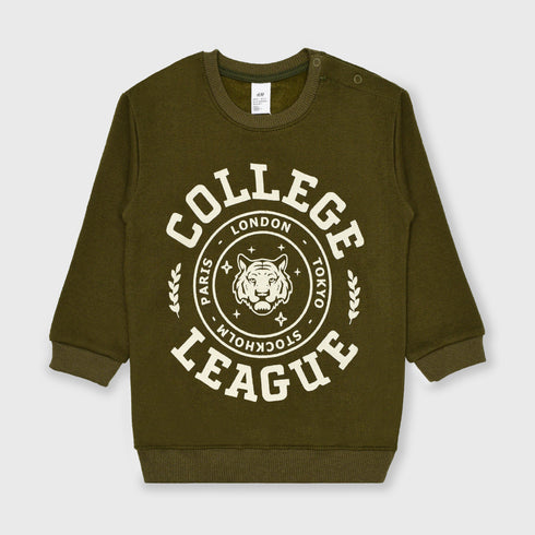 H&M Lion Fleece Sweatshirt (Green)