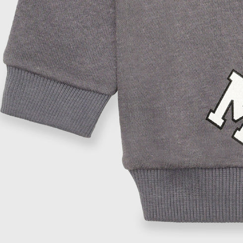Mango Mickey Mouse Fleece Sweatshirt (Dark Grey)
