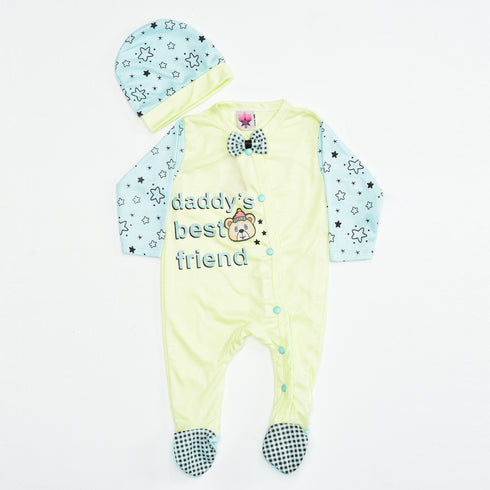 Daddy's Best Friend Sleepsuit (Yellow)