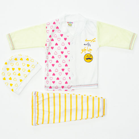 Pyaray Chachu Pajama Set (Yellow)