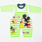 Mickey Printed 2 Piece Dungaree Set (Green)