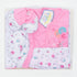 Shapes Printed 5 Piece Gift Set (Pink)