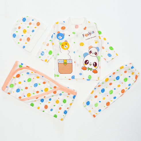 Panda Printed 5 Piece Gift Set (Pink)