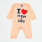 I Love Mom & Dad Sleepsuit (Orange)