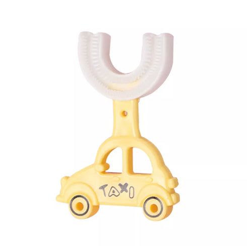 Pack of Two Children's U-Shaped Car Toothbrush