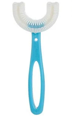 Pack of 2 Children's U-Shaped Toothbrush (Pink)