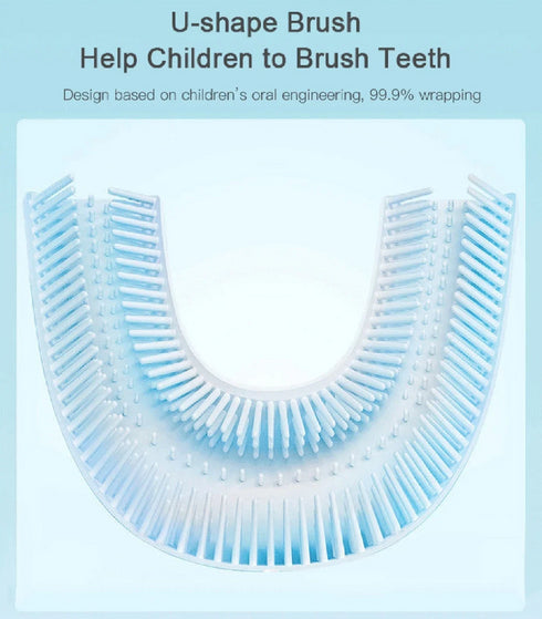 Pack of 2 Children's U-Shaped Toothbrush (Pink)